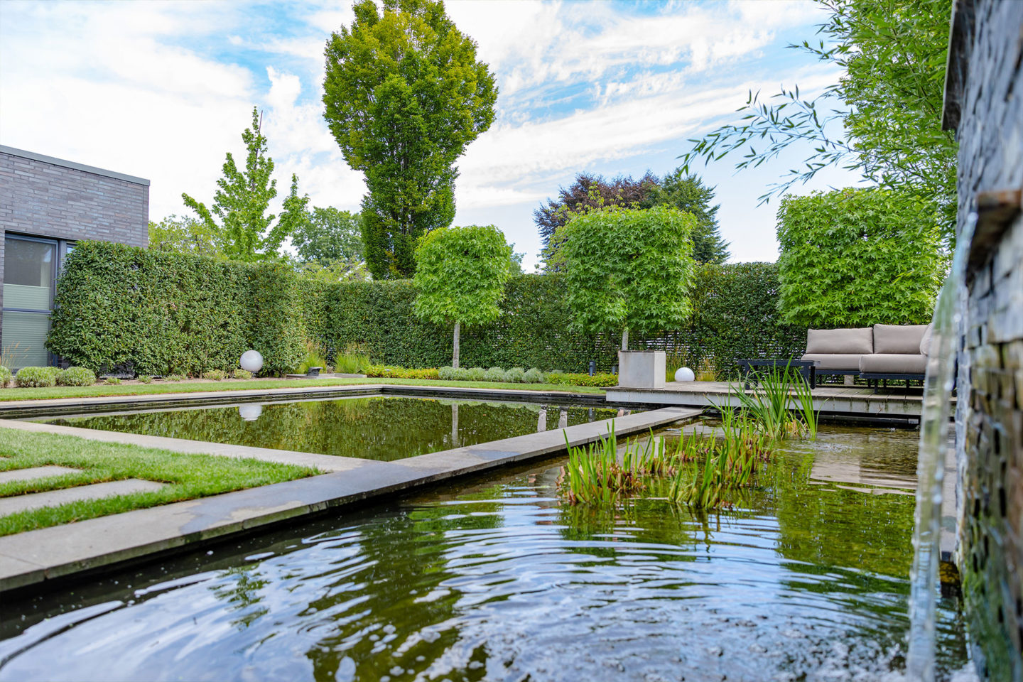 Moderner Garten mit TeichOase « Frings Garten GmbH Gartenbau